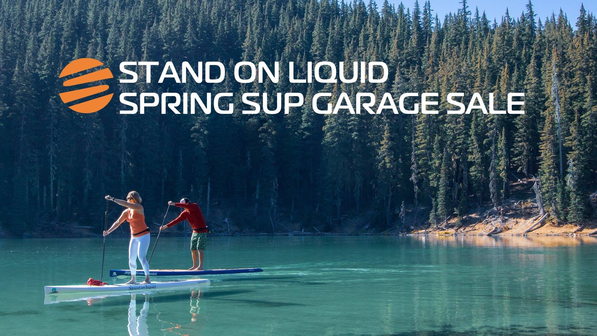 Stand On Liquid Spring Sup Garage Sale May 3 4 Backyardbend