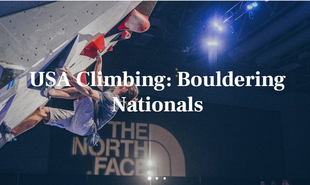 USA Climbing Bouldering Nationals Backyardbend