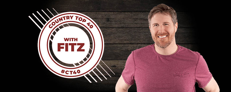 Country Top 40 with Fitz - Saturdays 6a-10a / Sunday 7a-11a Image